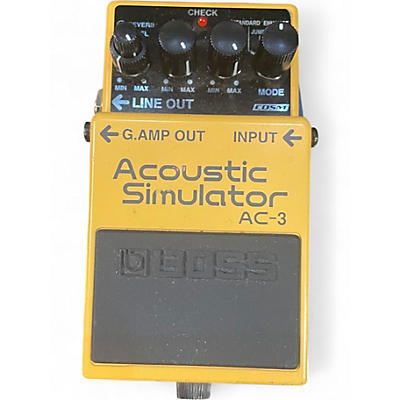 Used BOSS AC3 Acoustic Simulator Effect Pedal