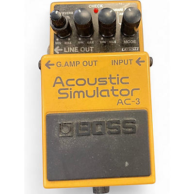 Used BOSS AC3 Acoustic Simulator Effect Pedal