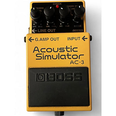 Used BOSS AC3 Acoustic Simulator Effect Pedal