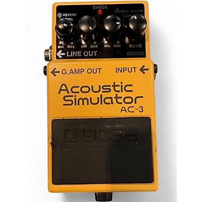 Used BOSS AC3 Acoustic Simulator Effect Pedal