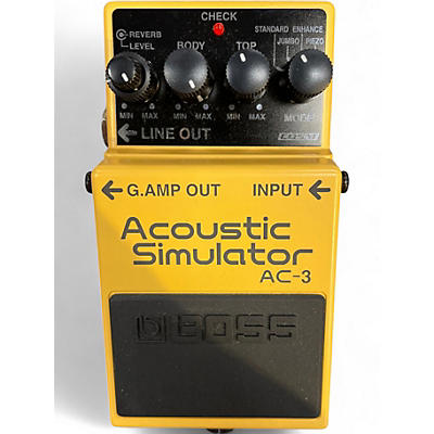 Used BOSS AC3 Acoustic Simulator Effect Pedal