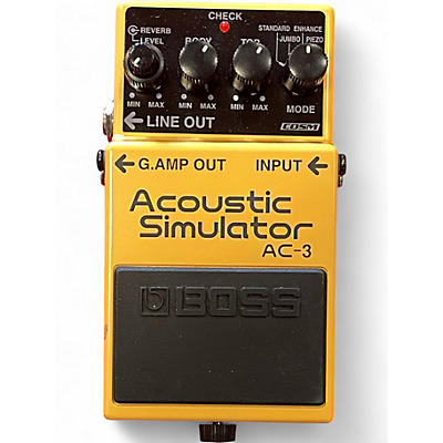Used BOSS AC3 Acoustic Simulator Effect Pedal