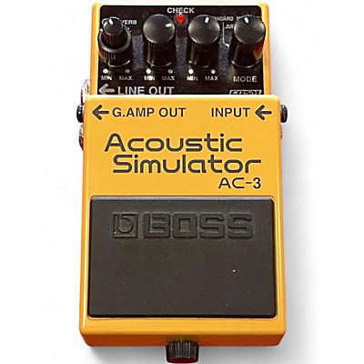 Used BOSS AC3 Acoustic Simulator Effect Pedal