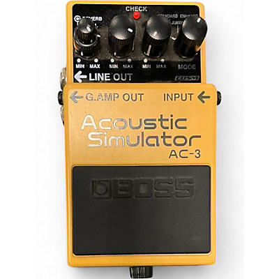 Used BOSS AC3 Acoustic Simulator Effect Pedal
