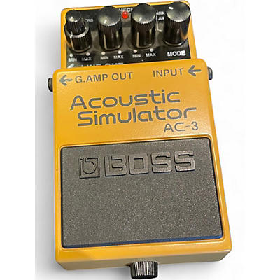 Used BOSS AC3 Acoustic Simulator Effect Pedal