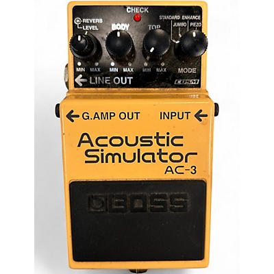 Used BOSS AC3 Acoustic Simulator Effect Pedal