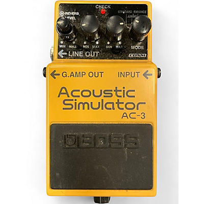 Used BOSS AC3 Acoustic Simulator Effect Pedal