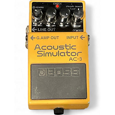 Used BOSS AC3 Acoustic Simulator Effect Pedal