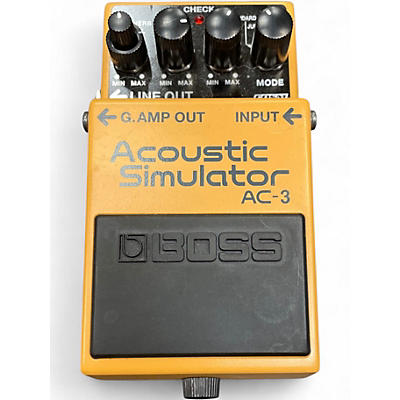 Used BOSS AC3 Acoustic Simulator Effect Pedal