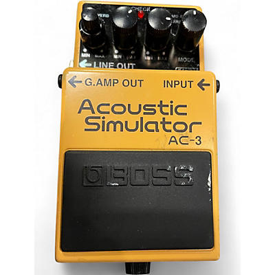 Used BOSS AC3 Acoustic Simulator Effect Pedal