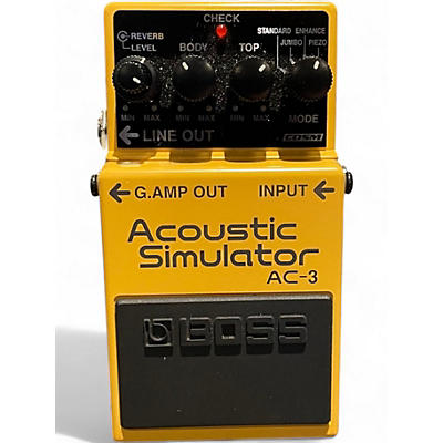 Used BOSS AC3 Acoustic Simulator Effect Pedal