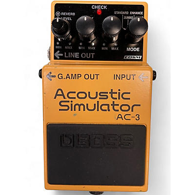 Used BOSS AC3 Acoustic Simulator Effect Pedal