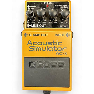 Used BOSS AC3 Acoustic Simulator Effect Pedal