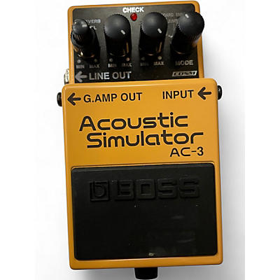 Used BOSS AC3 Acoustic Simulator Effect Pedal