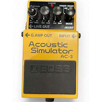 Used BOSS AC3 Acoustic Simulator Effect Pedal