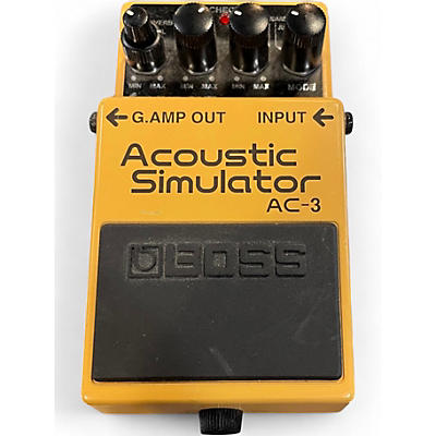 Used BOSS AC3 Acoustic Simulator Effect Pedal