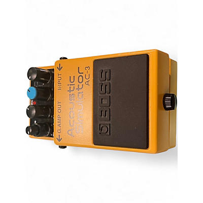 Used BOSS AC3 Acoustic Simulator Effect Pedal