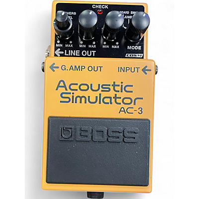 Used BOSS AC3 Acoustic Simulator Effect Pedal