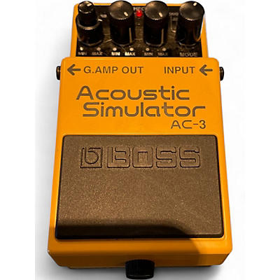 Used BOSS AC3 Acoustic Simulator Effect Pedal