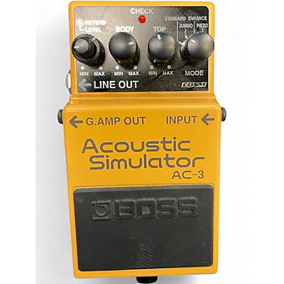Used BOSS AC3 Acoustic Simulator Effect Pedal