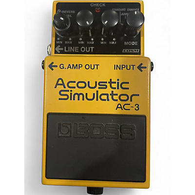 Used BOSS AC3 Acoustic Simulator Effect Pedal