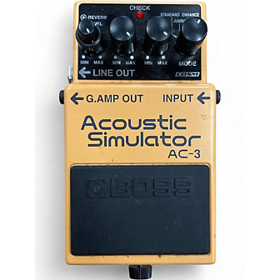Used BOSS AC3 Acoustic Simulator Effect Pedal