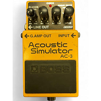 Used BOSS AC3 Acoustic Simulator Effect Pedal