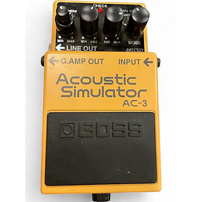 Used BOSS AC3 Acoustic Simulator Effect Pedal