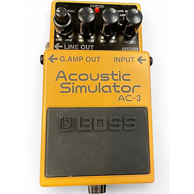 Used BOSS AC3 Acoustic Simulator Effect Pedal
