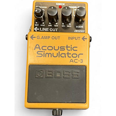 Used BOSS AC3 Acoustic Simulator Effect Pedal