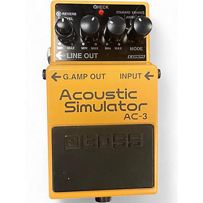 Used BOSS AC3 Acoustic Simulator Effect Pedal