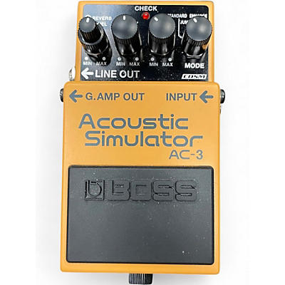 Used BOSS AC3 Acoustic Simulator Effect Pedal