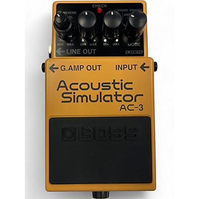 Used BOSS AC3 Acoustic Simulator Effect Pedal