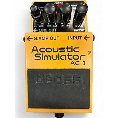 Used BOSS AC3 Acoustic Simulator Effect Pedal