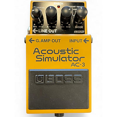 Used BOSS AC3 Acoustic Simulator Effect Pedal
