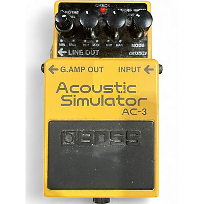 Used BOSS AC3 Acoustic Simulator Effect Pedal