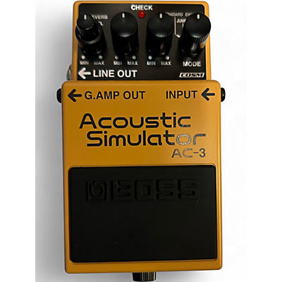 Used BOSS AC3 Acoustic Simulator Effect Pedal
