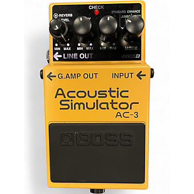 Used BOSS AC3 Acoustic Simulator Effect Pedal