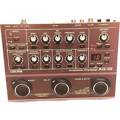 Used BOSS AD10 Acoustic Effect Processor