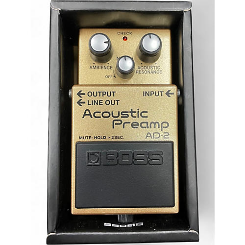 Used BOSS AD2 Acoustic Preamp Guitar Preamp