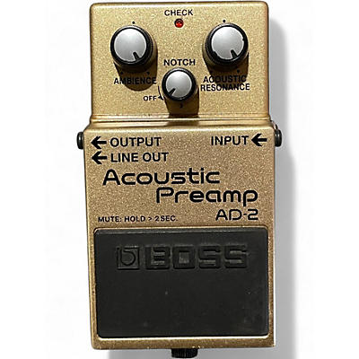 Used BOSS AD2 Acoustic Preamp Guitar Preamp