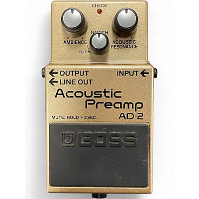 Used BOSS AD2 Acoustic Preamp Guitar Preamp