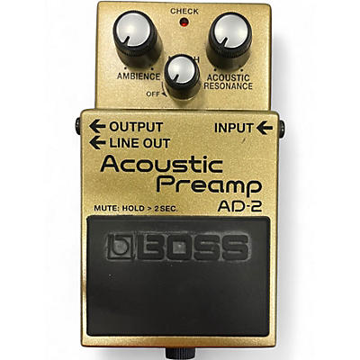 Used BOSS AD2 Acoustic Preamp Guitar Preamp