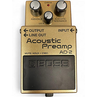 Used BOSS AD2 Acoustic Preamp Guitar Preamp