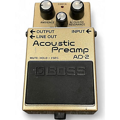 Used BOSS AD2 Acoustic Preamp Guitar Preamp