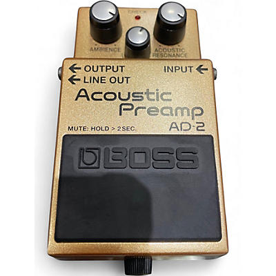 Used BOSS AD2 Acoustic Preamp Guitar Preamp