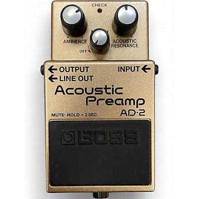 Used BOSS AD2 Acoustic Preamp Guitar Preamp