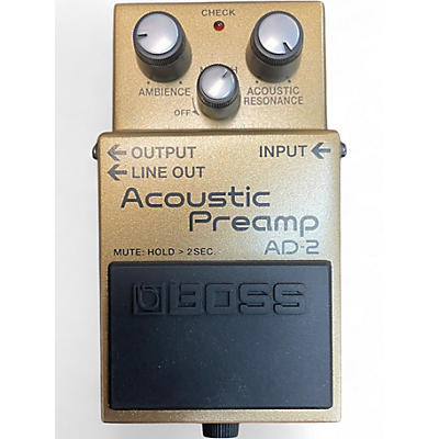 Used BOSS AD2 Acoustic Preamp Guitar Preamp