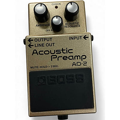 Used BOSS AD2 Acoustic Preamp Guitar Preamp