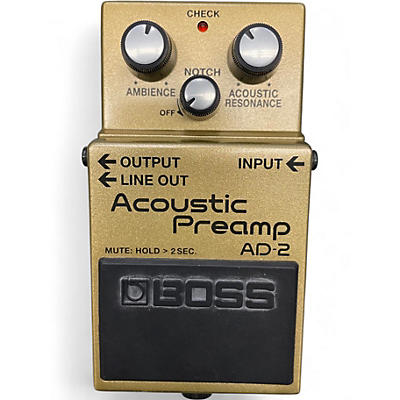 Used BOSS AD2 Acoustic Preamp Guitar Preamp
